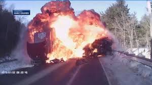 In this guide you can also find best dash cam for pickup trucks and best semi truck dash cam 2021. 18 Year Old Survives Fiery Head On Collision With Semitruck Abc News