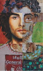 Patchwork Of Male Portraits Done By South African Artist Frans Cronje South African Art African Paintings South African Artists