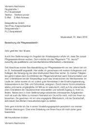Vor allem wenn sie im privathaushalt tätig sind, wird sich die arbeit ähnlich gestalten wie wenn sie für ein familienmitglied tätig sind. Muster Bewerbung Als Pflegeassistentin