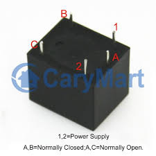 Normally open state (no) vs normally closed state (nc). 10a 5v 9v 12v 24v Relay Normally Open Normally Closed