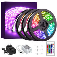 You can also filter out. Onforu 49 2ft Led Strip Lights For Bedroom 15m Rgb Led Light Strip With Remote Color Changing Rope Lights With 5050 Leds 24v Colored Room Lights Adhesive Tape Light For Tv Ceiling Cu