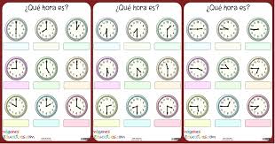 Actividad interactiva de las horas para primero de primaria. Venta Reloj Que Hora Es En Stock