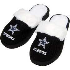 Dallas Cowboys Women S High End Open Knit Slipper Dallas Cowboys Women Dallas Cowboys Shirts Dallas Cowboys Boots
