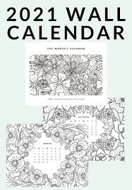 We compare and contrast colors of the year from the top paint companies. Free Printable 2021 Adult Coloring Calendar The Crazy Craft Lady