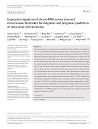 How to change wang zhe rong yao to english 2020. Pdf Expression Signature Of Six Snorna Serves As Novel Non Invasive Biomarker For Diagnosis And Prognosis Prediction Of Renal Clear Cell Carcinoma
