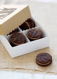 Chocolate Sandwich Cookies With Malted Milk Chocolate Buttercream Love And Olive Oil Chocolate Sandwich Cookies Cookie Swap Recipes Chocolate Sandwich