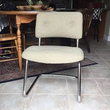 Pair Of Steelcase Chrome Cantilever Chairs Vintage Chrome Cantilever Chair Steelcase Chair Chair
