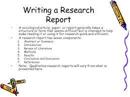 Others do not—qualitative research papers often include results and interpretations in the same. Writing A Research Report Ppt Video Online Download