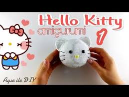 amigurumi hello kitty kedi yapimi 1 bolum kafa yapimi orme bebek youtube hello kitty orme bebekler yavru kediler