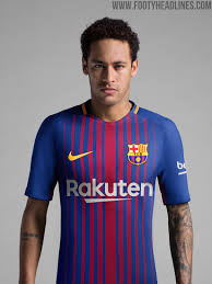 Barcelona new away kit features the latest nike innovation, vapor aeroswift technology, to enhance player's performance while also creating a modern look. Barcelona 17 18 Home Kit Released Footy Headlines