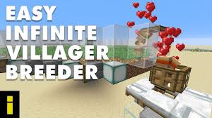 Easy Infinite Villager Breeder For Minecraft 1 15 2 Tutorial Youtube Minecraft Breeders Minecraft Designs