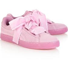 puma suede heart reset women s trainers 60 liked on polyvore featuring shoes sneakers lace up sneakers lace up shoes puma shoes puma trainers and sued