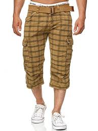 Indicode Herren Nicolas Check 3 4 Karierte Cargo Shorts Inkl Gurtel Aus Nachhaltiger Baumwolle Amber S Sommer Hosen Trends Somm Bikerjacke Manner Hosen Tuch