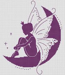 373w x 183h stitches total crosses: Printable Guardian Angel Cross Stitch Pattern Free Download Novocom Top