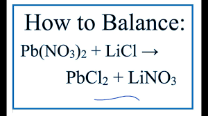 Liquid ammonium nitrate may be sold as a fertilizer, generally in combination with urea. How To Balance Pb No3 2 Licl Pbcl2 Lino3 Lead Ii Nitrate Lithium Chloride Youtube