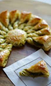 Tarte Au Soleil With Pesto Recipe Easy Puff Pastry Recipe Puff Pastry Recipes Easy Puff Pastry