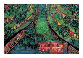 Friedensreich hundertwasser lived in the xx cent., a remarkable figure of austrian transautomatism and surrealism. 781 Green Town 1978 Friedensreich Hundertwasser Wikiart Org