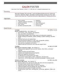 The cv profile (or personal statement as it sometimes called) is a short paragraph which summarises your skills knowledge and experience. Best Cleaning Professional Resume Example Livecareer