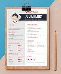 Free One Page Resume Templates Free Download