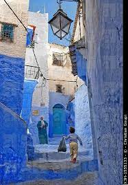 Morocco Blue City Morocco Morocco Photo