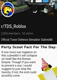Is he the noice guy? It Maybe Dead On R Tds Roblox Though Is It Possible To Revive It On This Subreddit Towerdefensesimulator