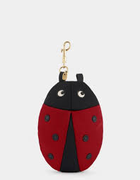 Kiki Anya Hindmarch Ladybird Charm Nylon Shopper Red Kiki