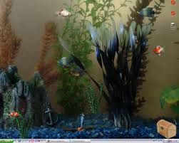 скачать живые обои аквариум на рабочий стол для Windows 7 3d Aquarium Skachat Besplatno 3d Aquarium
