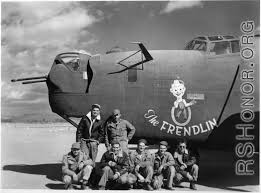 B-24 "The Frendlin" And Crew
