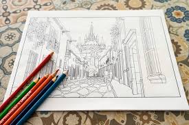Colorings with a complex picture, pattern or ornament can calm your nerves, help to relax and enjoy the activity. Travel Between The Lines Adult Coloring Book Budget Savvy Diva