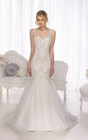 Most Beautiful Vintage Wedding Dress From Essense Of Australia Style D1686 Weddingdress Artdeco Wedding Dresses Beaded Stunning Wedding Dresses Wedding Dresses