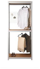 You may want to ask someone or try some home cleaning services to do the work for you. Kepsuul Two Tier Clothing Rack Mesh Board Customizable Modular Shelving Transitional Closet Organizers By Best Home Fashion Houzz