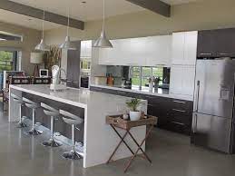 Luxury kitchen design luxury kitchens cool kitchens modern kitchens dream kitchens kitchen designs kitchen benches kitchen dining kitchen decor. Kitchen Bench Top Cupboards And Feature Colour At Breakfast Bar Contemporary Kitchen Island Contemporary Kitchen Modern Kitchen Island