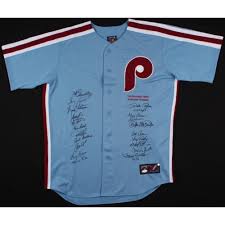Pete rose autographed jersey jsa authenticated this is a hand autographed jersey signed by pete rose. 1980 Phillies Le Jersey Team Signed By 20 With Mike Schmidt Steve Carlton Pete Rose With Inscriptions Jsa Loa Mounted Memories Coa Pristine Auction
