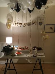 Best Friend Unique Birthday Simple Birthday Decoration At Home Birthday Decoration Idea For My Husband Black Gold And White Theme Simple Birthday Decorations Birthday Decorations At Home Husband Birthday Decorations