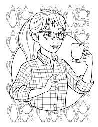 Pin By Roachella Marquez On Dj Coloring Books Barbie Coloring Pages Coloring Pages For Girls