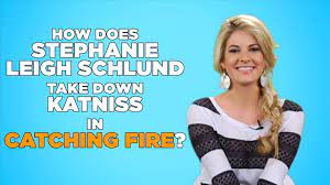 Maybe you would like to learn more about one of these? Catching Fire S Stephanie Leigh Schlund Reacts How She Took Down Katniss Youtube
