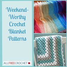 Pair this soft, bulky yarn with a large crochet hook and you are all set to. Weekend Worthy Crochet Blanket Patterns Stitch And Unwind