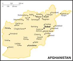The provinces of afghanistan as well as all cities and towns of more than 10,000 inhabitants. Afghanistan Map