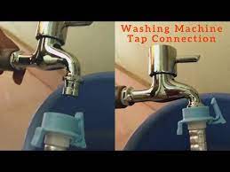 Wrap plumber's tape clockwise around the threads of the cold water interior water hookup for the washing machine, or around the threads of the exterior water spigot. Washing Machine Tap At Best Price In India