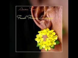 Image result for ear ring flower gajra