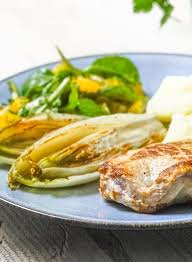Homemade Cordon Bleu Met Witloof En Knapperige Salade Salade Recepten Witloof