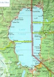 Delorme Atlas Map Of Lake Tahoe Tahoe Hotels Lake Tahoe