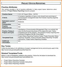 Project Status Report Sample Managerial Template Waste Management ...