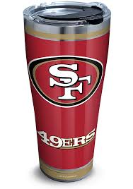 Tervis Tumblers San Francisco 49ers Touchdown 30oz Stainless Steel Tumbler Red 4450320