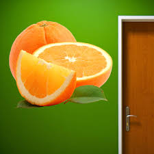 Orange wall decals (794) orange wall murals (323) orange quotes & sayings (289) availability. Full Color Tasty Orange Fruit Kitchen Room Food Full Color Wall Decal Sticker Sticker Decal 22 X 22 On Sale Overstock 15077759
