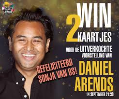 WIN! 🤩 Greep jij naast kaarten voor Daniël Arends? Wij hebben de  allerlaatste 2 kaarten voor de show van 21.30 uur en daar maken we graag  onze trouwe fans blij mee. Hoe