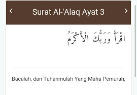 Surah al alaq *new* سورة العلق. Arti Surah Al Alaq Ayat 3 Brainly Co Id