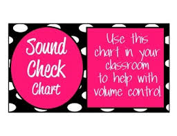 Volume And Noise Control Chart For The Classroom