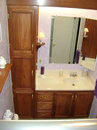 Bathroom Towel Cabinet Google Search Small Bathroom Vanities Bathroom Vanity Combo Rustic Bathroom Vanities