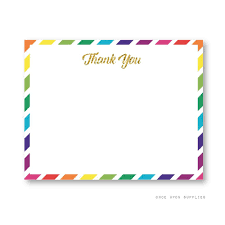 For birthday party or any different girls celebration themes. Rainbow Unicorn Birthday Party Thank You Cards Once Upon Supplies